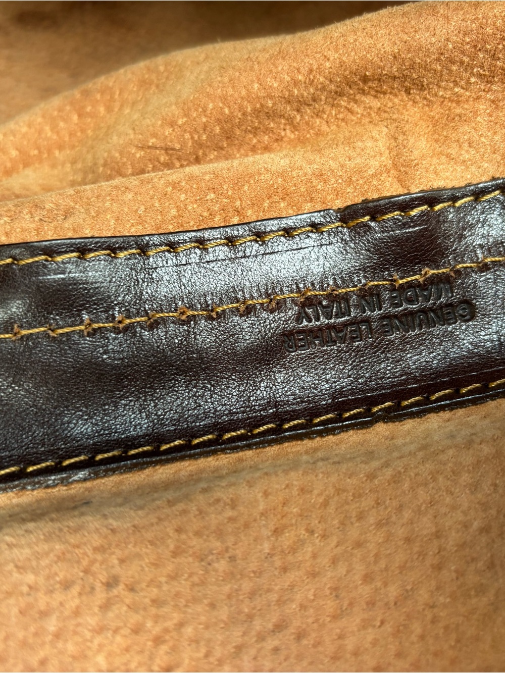 Classic Dark Brown Leather Men's Briefcase Shoulder Bag - Picture 11 of 11